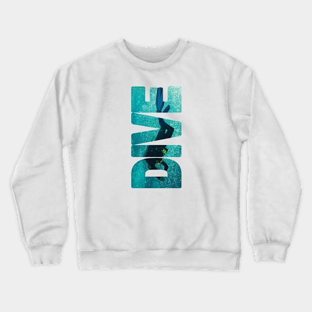 Scuba Diver Dive Diving Crewneck Sweatshirt by McNutt